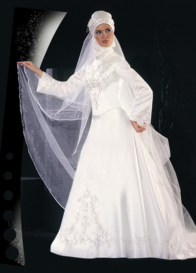اجمل فساتين زفاف للمحجبات لعام 2010! اجمل فساتين زفاف للمحجبات لعام 2010!