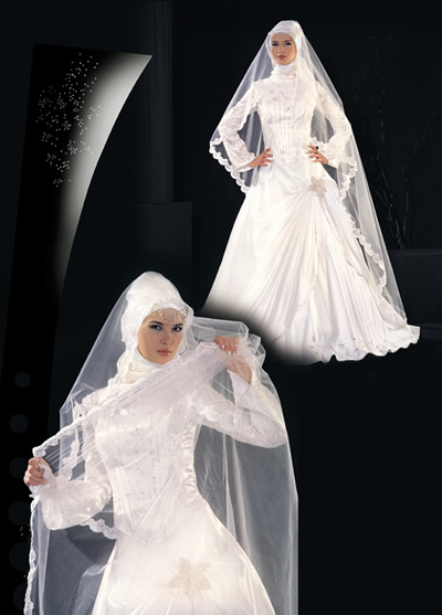 اجمل فساتين زفاف للمحجبات لعام 2010! اجمل فساتين زفاف للمحجبات لعام 2010!