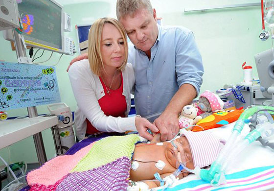 نجاة أصغر طفلة بعد ان خضعت لعملية معقدة لزرع الكبد! نجاة أصغر طفلة بعد ان خضعت لعملية معقدة لزرع الكبد!